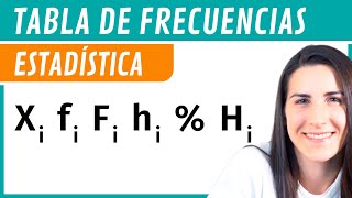 Tabla de FRECUENCIAS 📊 Estadística [upl. by Naihtsirc955]