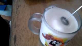 Aerolatte Review Frothing Cold Milk In Under 1 Minute [upl. by Tsenre]