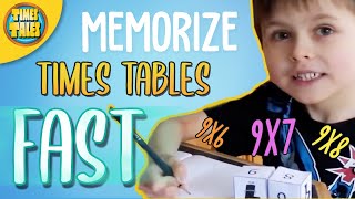 How To Memorize Multiplication Tables FAST [upl. by Dorey996]